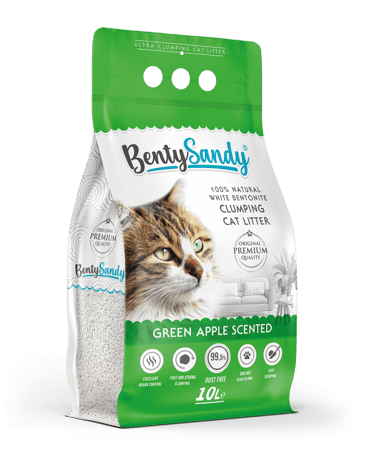 رمل قطط Bentysandy  10Lit تفاح