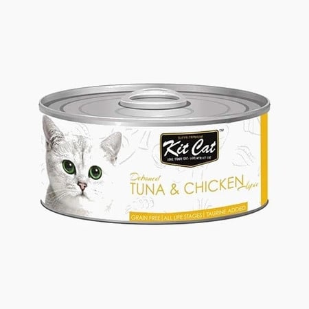 كت كات تونا منزوع العظم مع دجاج 80g