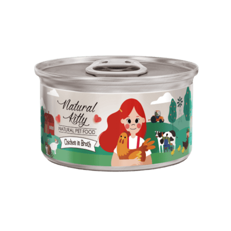 ناتشورال كيتي دجاج بالمرق Chicken in Broth 80g