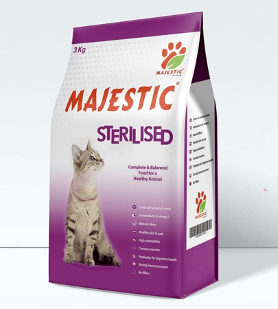 ماجيستيك طعام القطط المعقمة