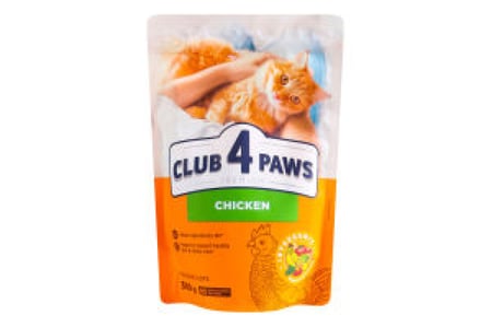طعام القطط البالغة - دجاج club4paws