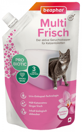 بيفار مزيل روائح فضلات القطط برائحة زهرة الاوركيد 400 جرام