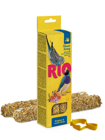 RIO Sticksمكافآت للبادجي والطيور الغريبة مع العسل  2×40 جرام