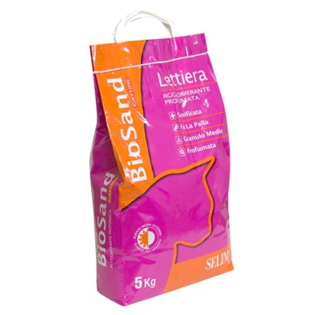 بيوساند رمل قطط ناعم برائحة زهر العسل 5 كيلو