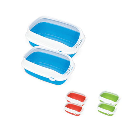 ام بي اس بيتا بلاس صندوق رمل  صغير للقطط مع اطار