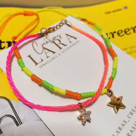 Set of 2 anklets