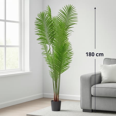 نخلة صناعية ديكورية بتفاصيل طبيعية