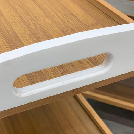 عربية تقديم من الخشب