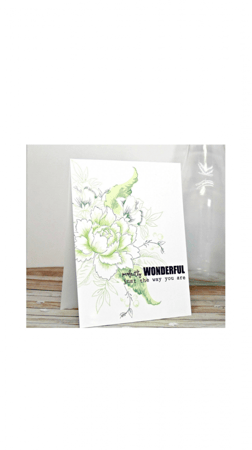 مجموعة ختم بوكيه الفاوانيا