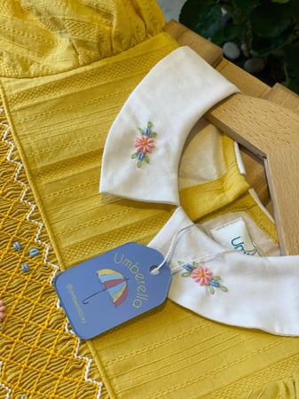 فستان اصفر بناتي