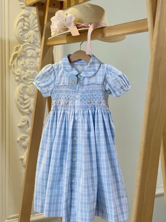 فستان اطفال سماوي