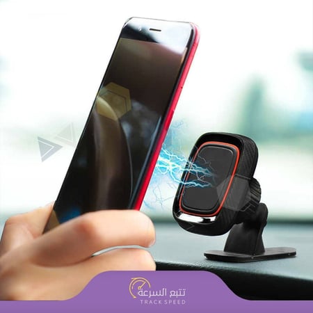 قاعدة جوال مغناطيس قوية 360 درجة للسيارة من شركة go-des