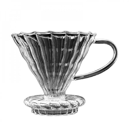 قمع الترشيح الزجاجي V60