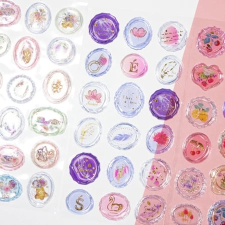 استيكر ختم شمعي بورد مجفف