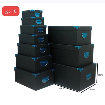 علب  اطقم كبيره 10 دور