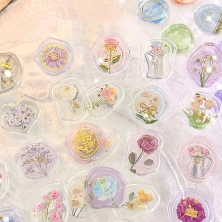 استيكر ختم شمعي بورد مجفف