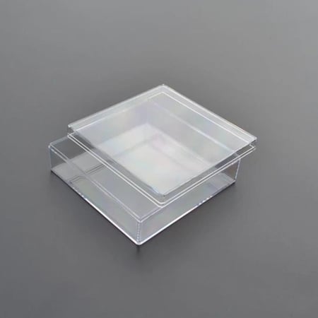 علب اكريليك مربعه بالكرتون