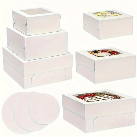 علب كيك ورقيه