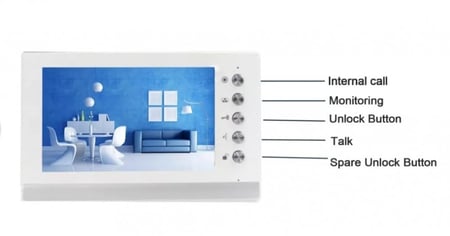 شاشة فديو 7انش  ومراقب المنزل