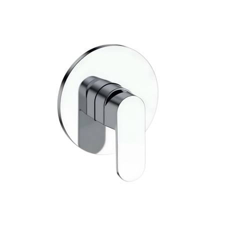 لوحة خلاط شطاف 1 خط مخفي كروم BRONZO