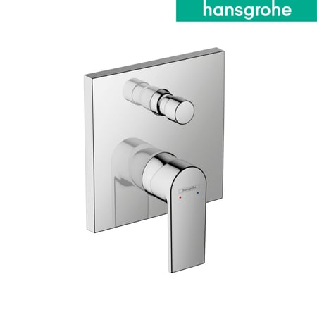 لوحة خلاط دش 2 خط مخفي هانس جروهي 71468000 V.Shape