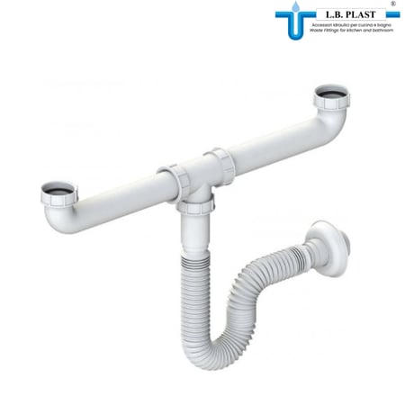 هراب مجلى حوضين 11/2" LB PLAST ايطالي