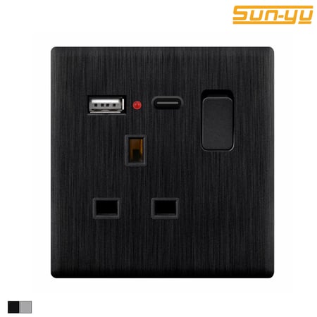 فيش 13 امبير+ 2 شاحن SVL بيانو