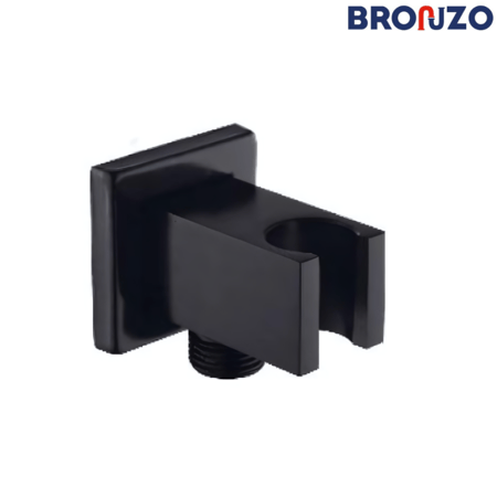 كوع دش مع حامل مخفي أسود BRONZO