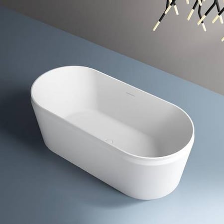 بانيو ديكور ابيض فيركو مقاس VERCO 150X80 cm