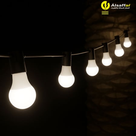 عقد لمبات خارجية 25 متر 20 لمبة