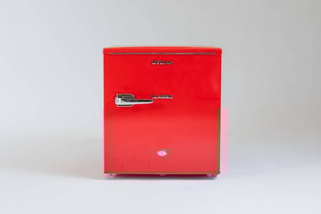 ثلاجة كلاسك GVC PRO (( احمر)) GVRG-77