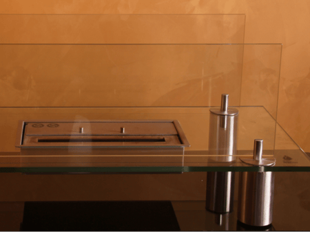 Baza Free Standing Floor Indoor Outdoor Ethanol Fireplace