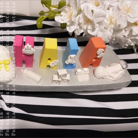 مجسم الإسم ملون