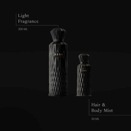 صندوق عطر سدرة نيرو 200 مل ومعطر 50 مل عطر للجنسين