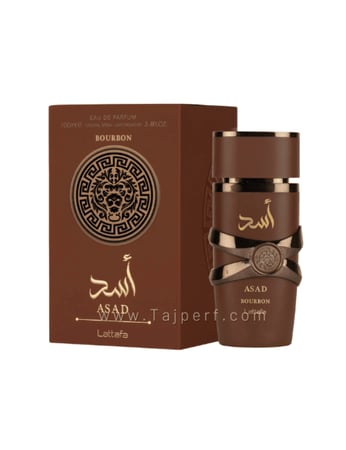 عطر أسد بوربون أو دو برفيوم للرجال 100 مل في زجاجة أنيقة تعكس القوة وا