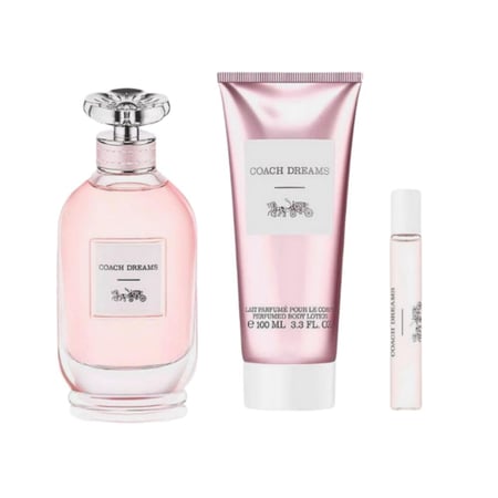 طقم كوتش دريمز اودي برفيوم نسائي 90 مل عطر بخ 7.5 مل + بودي لوهن 100 مل