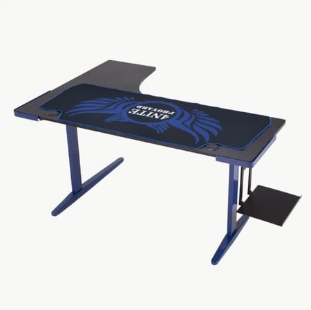 طاولة قيمنق زاوية لون أزرق ماوس أزرق