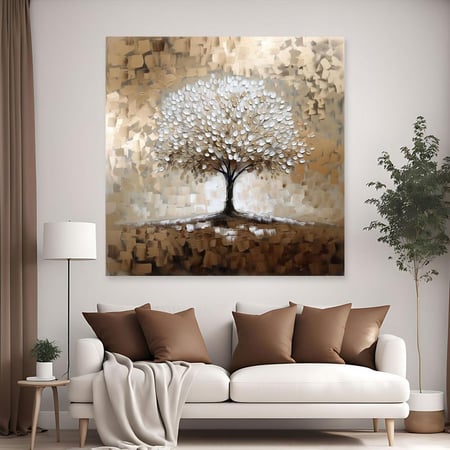 لوحة جدارية فن تجريدي تصميم مودرن