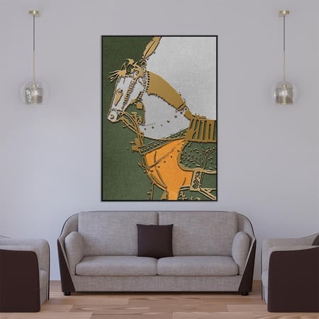 لوحات جدارية خيل تصميم مودرن-لوحات الخيل-فن الابتكارات للوحات الجدارية
