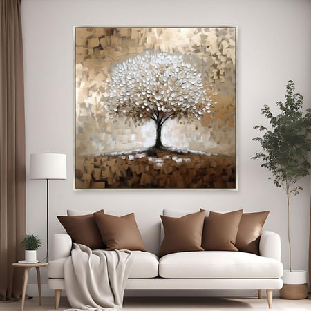 لوحة جدارية فن تجريدي تصميم مودرن