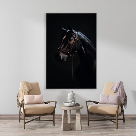 لوحة جدارية خيل تصميم مودرن-لوحات الخيل-فن الابتكارات للوحات الجدارية