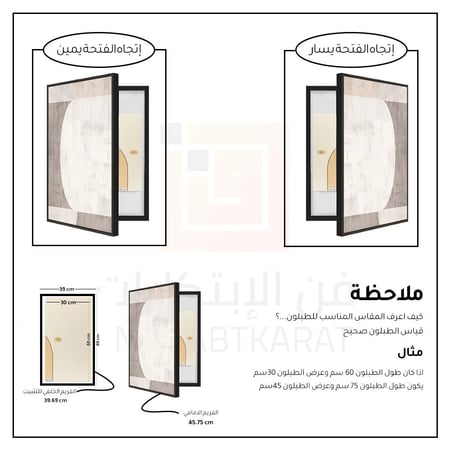 لوحة فنية لتغطية طبلون الكهرباء بتصميم مودرن