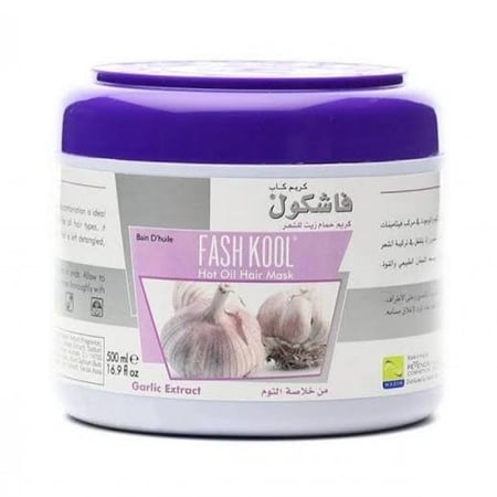 فاشكول كريم حمام زيت وماسك للشعر بخلاصة الثوم 500 مل