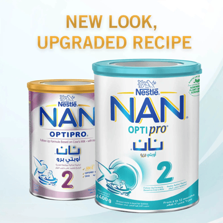 نان حليب اطفال اوبتي برو رقم (2) 400جم