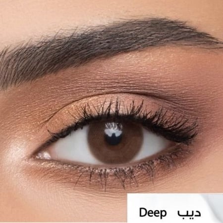 افيل عدسات لاصقة يومية ديب بلاتو