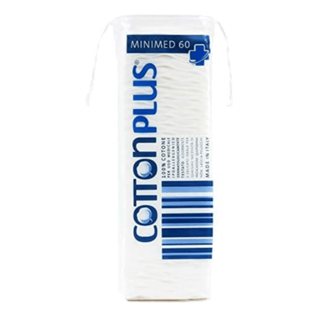 قطن بلاس قطن مربع لازالة المكياج 60 قطعه