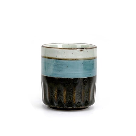 كوب فخاري بثلاث ألوان إبداعية