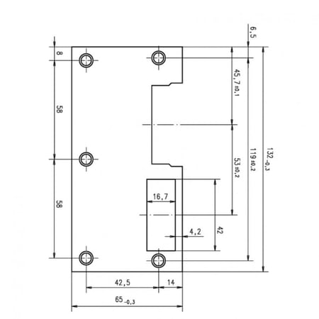 قفل كهربائي جانبي NAM