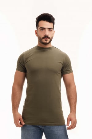 بوكس (6) قطع فنيلة رجالي نصف كم حلق ملون