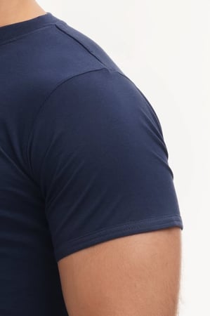 بوكس (6) قطع فنيلة رجالي نصف كم حلق ملون